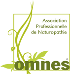 Logo de l'OMNES, association professionnelle de Naturopathie