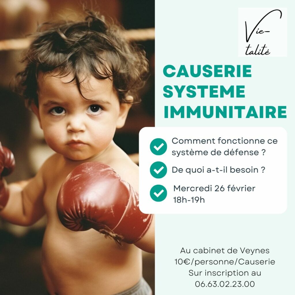 Causeries Naturopathie, immunité