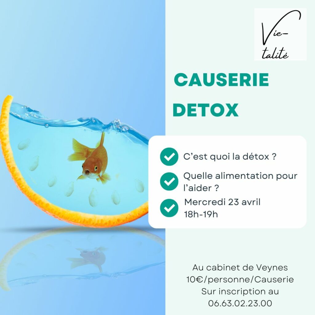 Causeries Naturopathie, détox